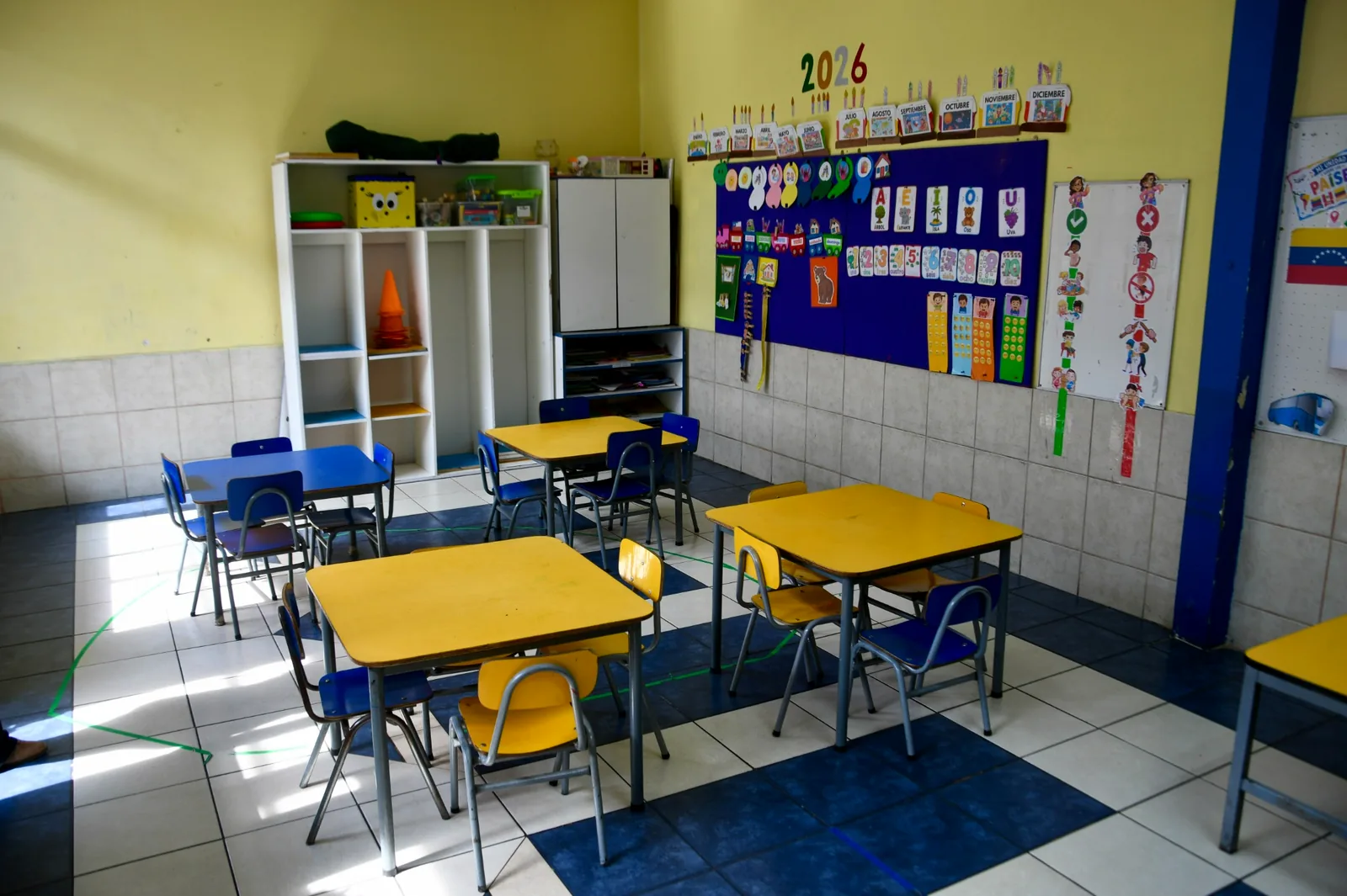 Sala de clases en Escuela de Lenguaje Magos Recoleta