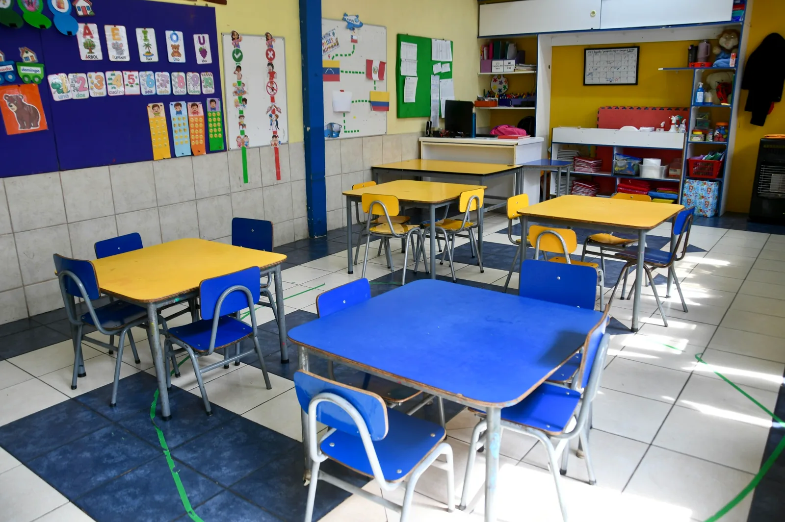 Sala de clases en Escuela de Lenguaje Magos Recoleta